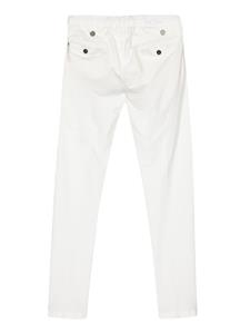 Eleventy mid-rise tapered trousers - Wit