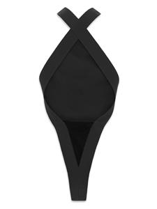 Saint Laurent Mouwloze body - Zwart