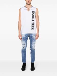 Dsquared2 Skater mid-rise slim-fit jeans - Blauw