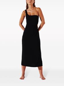 Karl Lagerfeld Asymmetrische midi-jurk - Zwart