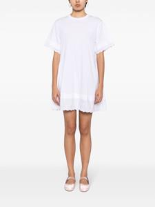 Simone Rocha cotton T-shirt dress - Wit