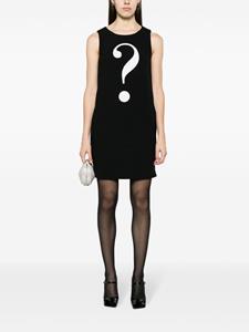 Moschino Mini-jurk met print - Zwart