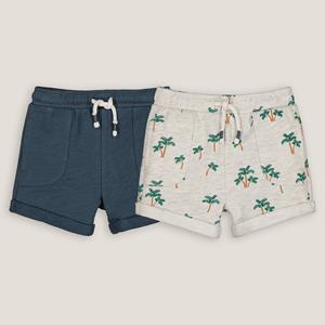 LA REDOUTE COLLECTIONS Set van 2 shorts in molton