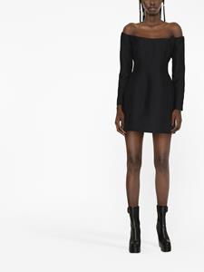 Valentino Garavani Off-shoulder mini-jurk - Zwart