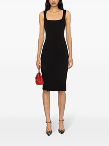 Dolce & Gabbana Mouwloze midi-jurk - Zwart