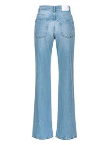 PINKO high-rise straight-leg jeans - Blauw