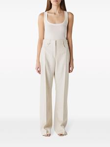 Jacquemus Sauge flared trousers - Beige
