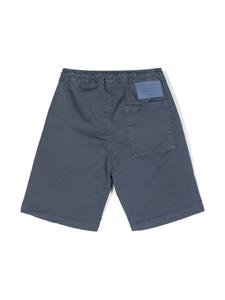 Paolo Pecora Kids Geplooide shorts - Blauw