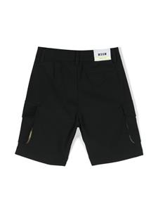 MSGM Kids Cargo shorts - Zwart