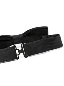 FURSAC adjustable silk bow tie - Zwart