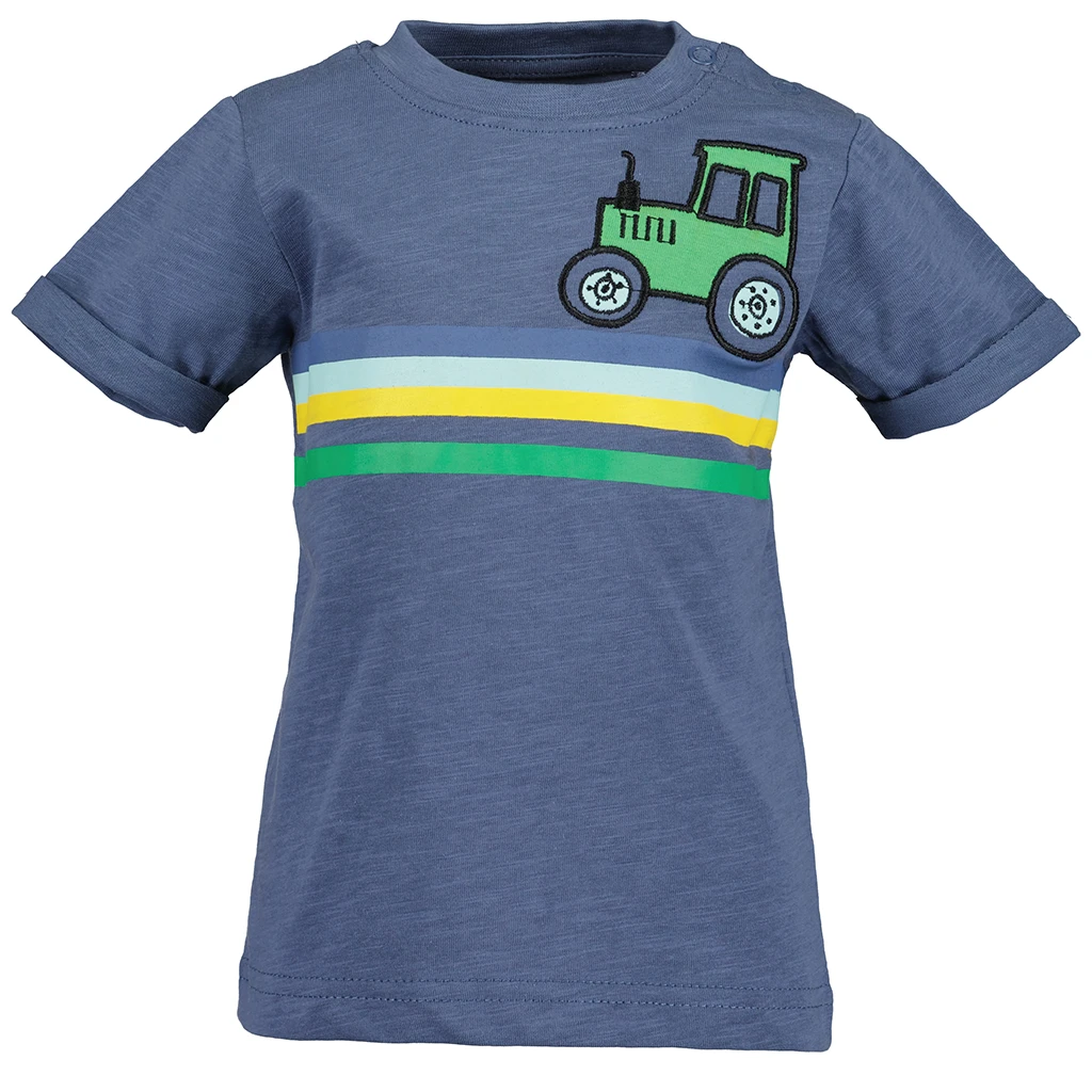 Blue Seven-collectie T-shirtje Tractor (jeansblue)
