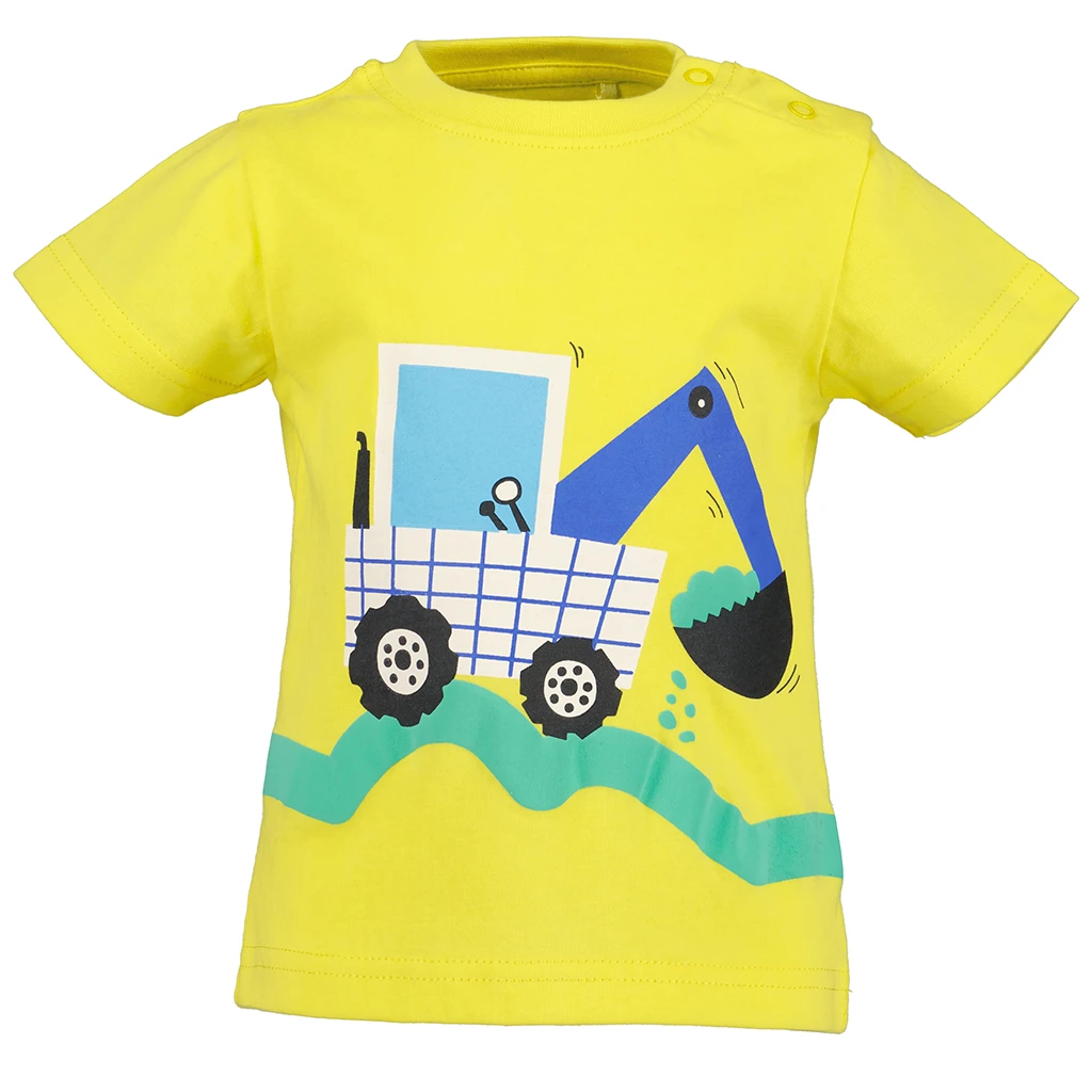 Blue Seven-collectie T-shirtje Vehicle (yellow orig)