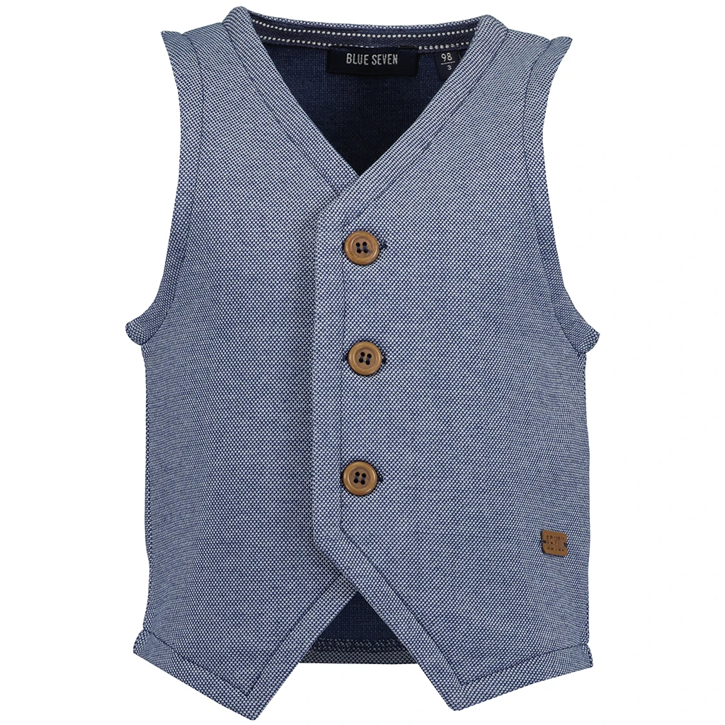 Blue Seven-collectie Gilet Festive (dk blue orig)