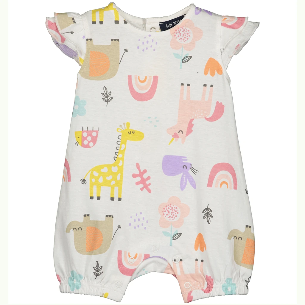 Blue Seven-collectie Rompertje Magical animals (offwhite orig)