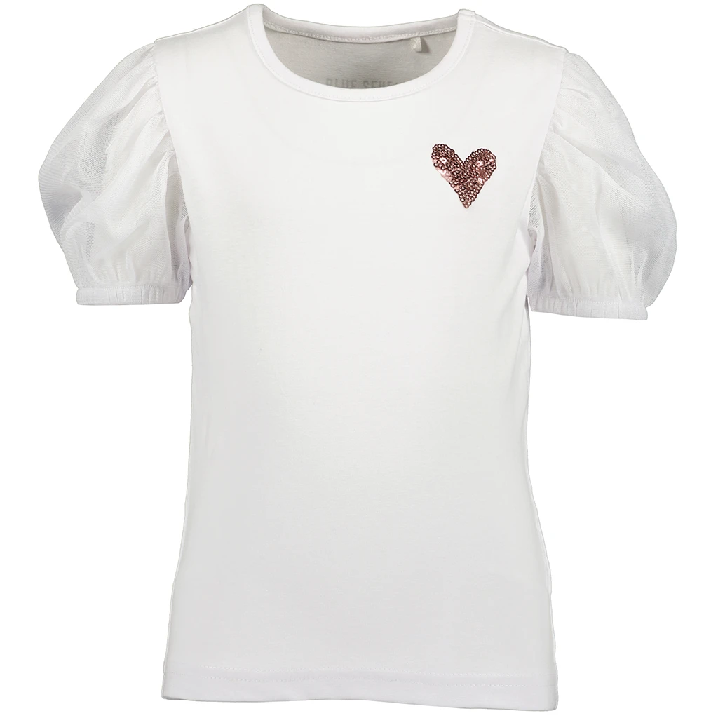 Blue Seven-collectie T-shirt Hearts (white)