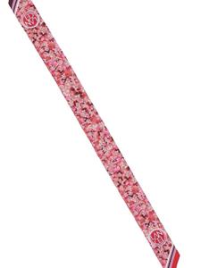 Lancel Roxane zijden sjaal met bloemenprint - Roze