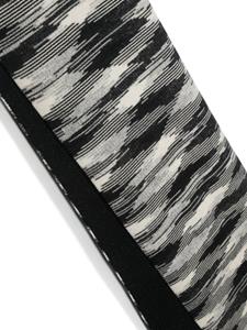 Missoni zigzag-woven scarf - Zwart