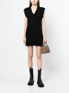 Lisa Yang Mini-jurk met franje afwerking - Zwart