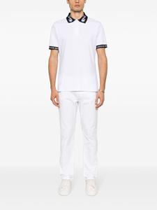 Versace Jeans Couture Poloshirt met logo afwerking - Wit