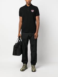 Moncler Poloshirt met logopatch - Zwart