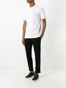 Lacoste logo patch polo shirt - Wit