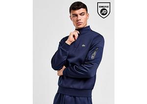 Lacoste Poly Pocket 1/2 Zip Sweatshirt - Navy- Heren