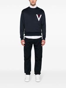 Valentino Garavani VLogo sweater van katoenblend - Blauw