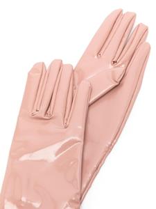 Oséree elbow-length latex gloves - Roze