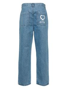 ARTE Poage Heart loose-leg jeans - Blauw