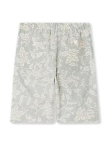 Bonpoint Shorts met bloemenprint - Blauw