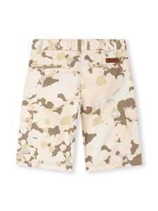 Bonpoint Shorts met camouflageprint - Beige