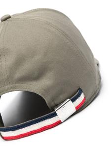Moncler logo-patch baseball cap - Groen
