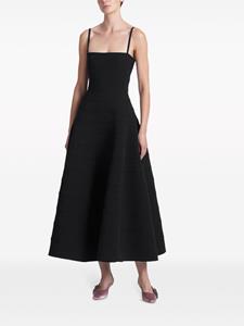 Altuzarra Connie A-line panelled dress - Zwart
