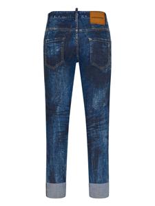 Dsquared2 Jeans met stonewashed-effect - Blauw