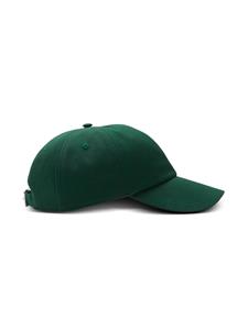 Burberry logo-clasp cotton blend cap - Groen