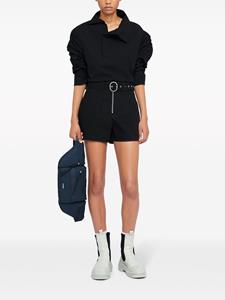 Jil Sander Shorts met riem - Zwart