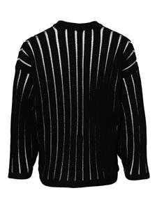 CFCL Louver rib-knit cardigan - Zwart
