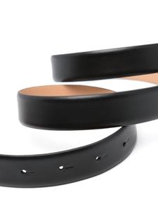FURSAC logo-buckle leather belt - Zwart