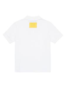 Dsquared2 Kids logo-appliqué cotton polo shirt - Wit