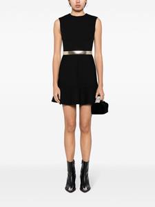 Louis Vuitton Pre-Owned Pre-owned flared mini-jurk met pailletten - Zwart