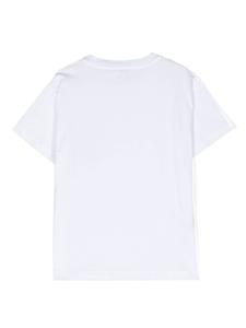 Il Gufo floral-print cotton T-shirt - Wit