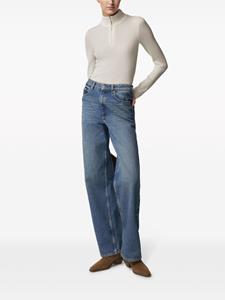 12 STOREEZ Jeans met wijde pijpen van biologisch katoen - Blauw