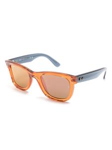 Ray-Ban Wayfarer Reverse zonnebril met vierkant montuur - Oranje