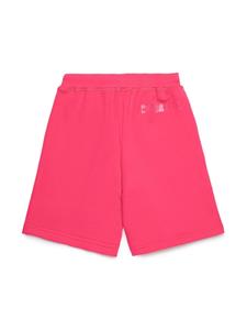 Dsquared2 Kids logo-appliqué cotton shorts - Roze