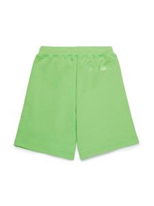 Dsquared2 Kids logo-appliqué cotton shorts - Groen