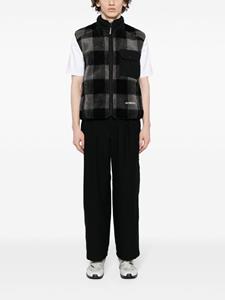And Wander belted wool-blend trousers - Zwart