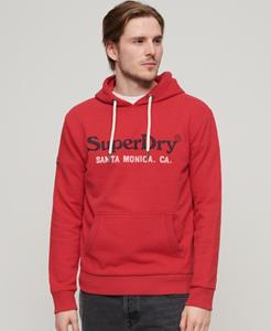 Superdry Mannen Venue Duo Hoodie met Logo Rood