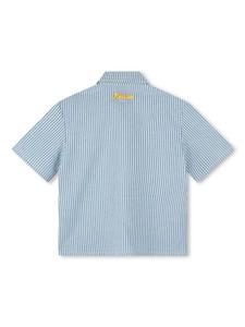 Kenzo Kids Shirt met geborduurd logo - Blauw