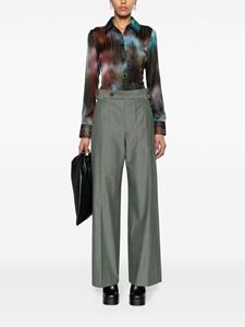Vivienne Westwood Lauren high-waist wide-leg trousers - Groen