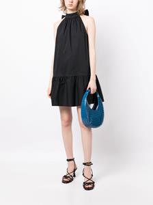 STAUD Mini-jurk met halternek - Zwart